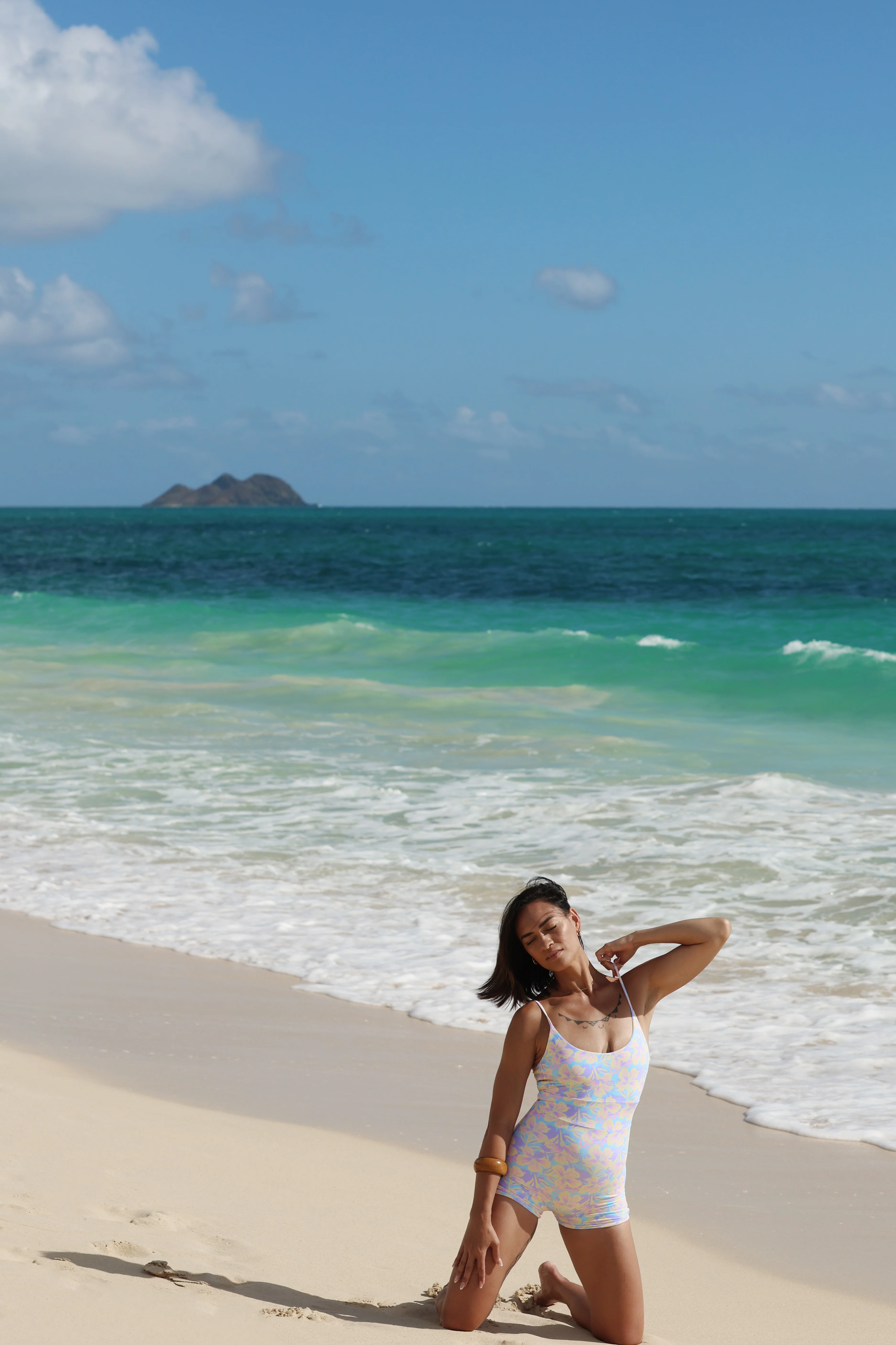 Active Swim Body Suit Hibiscus Bliss - Image 9