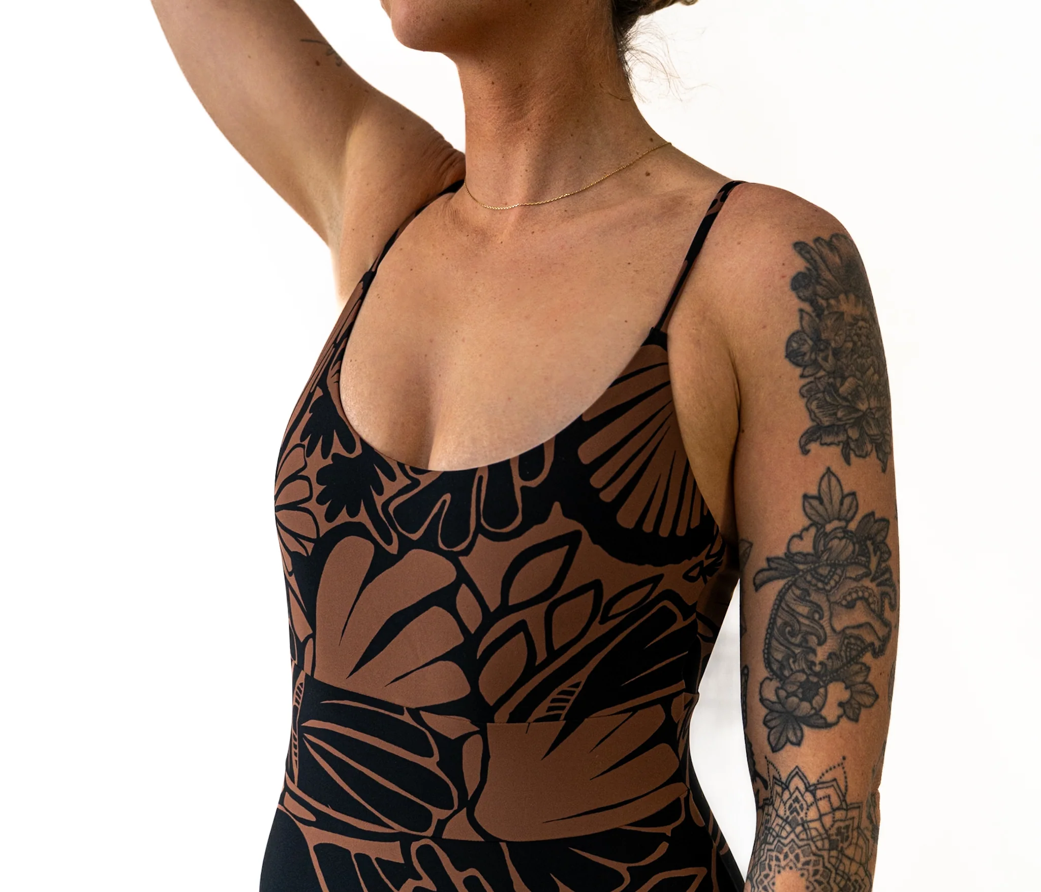 Active Swim Bodysuit- Coco Shell - Image 3